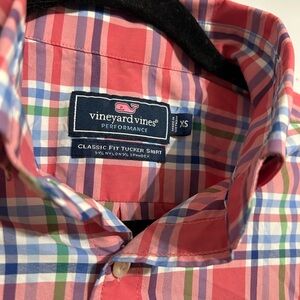 Vineyard Vines Men's Classic Fit Tucker Shirt, Multicolor Plaid - Men’s Size XS